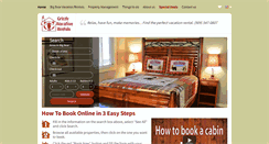 Desktop Screenshot of grizzlyvacationrentals.com